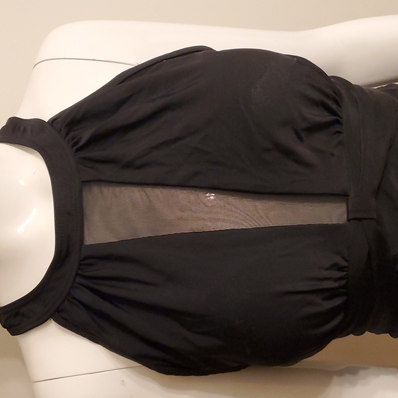 Black One Piece Bathing Suit - Picture 2 of 6